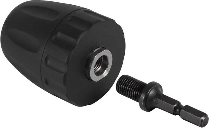 Thumbnail - Mandrin Visseuse, Adaptateur Foret Visseuse 3/8-24UNF 0.8-10MM Clip de Mandrin de Foret Sans Clé avec Adaptateur de Tige...