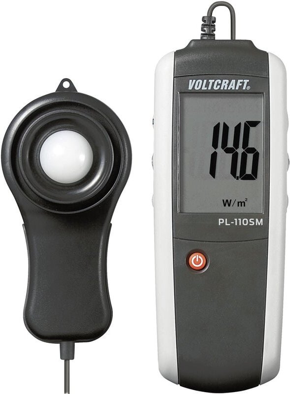 PL-110SM PL-110SM Luxmeter 0 - 1999 W/m² - Voltcraft