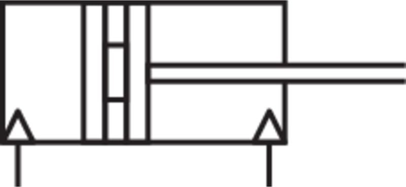 Imi Norgren RM/8020/M/100 Rundzylinder Hublänge: 100 mm 1 St.
