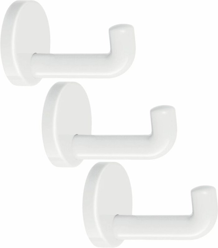 Wandhaken hewi Tiefe 100mm 3er Set Polyamid reinweiß