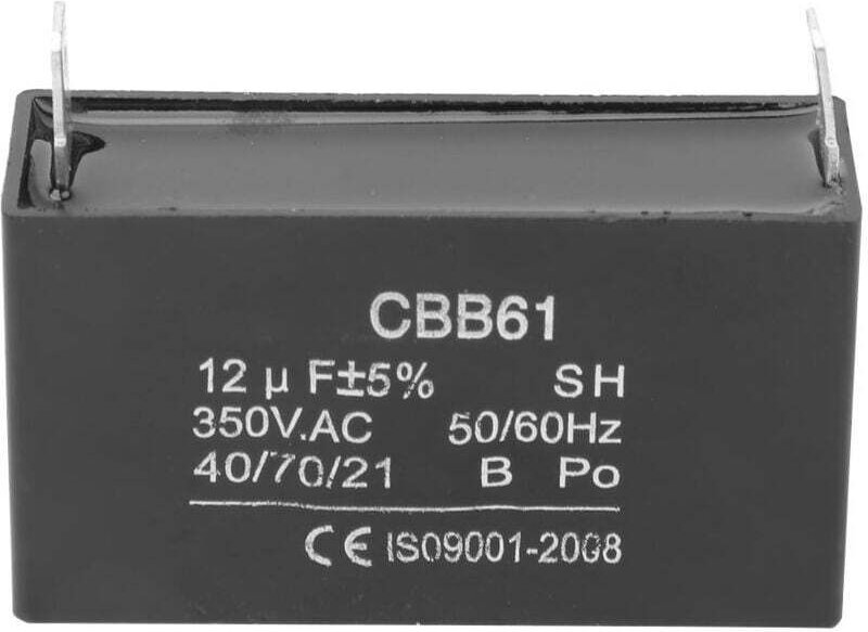 Aiperq - CBB61 Kondensator für Benzingenerator, Startkondensator für Klimaanlagenmotoren, 350 vac, 12 uf