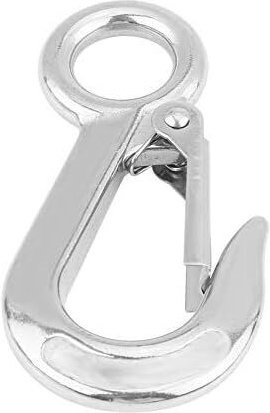 Gotrays - Lasthaken für Winde, 2 Typen, Kranhaken aus Edelstahl 304, hohe Tragfähigkeit (0,3 t)