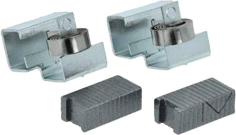 vhbw 2x Kohlebürste kompatibel mit Siemens MK450072(00), MS1010(00) Küchenmaschine