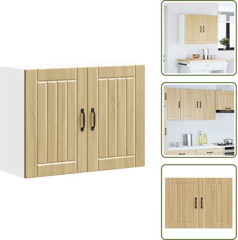 Küchen-Hängeschrank Lucca Sonoma-Eiche Holzwerkstoff - Küchen-Wandschrank - Küchen-Wandschränke - Wandschrank Küche - Kü...