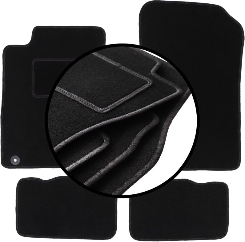 Komplettset Veloursmatten für: Mercedes SL R129 Roadster (1998-2002)