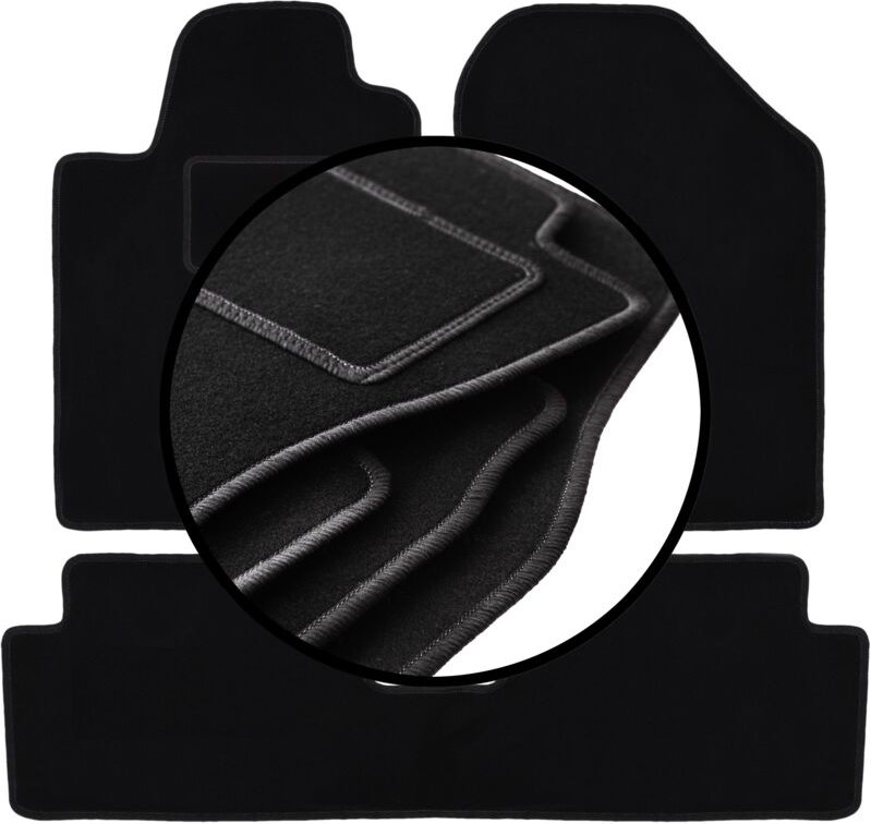 Thumbnail - Veloursmatten-Satz für: Toyota Corolla Verso II Minivan (2004-2009)