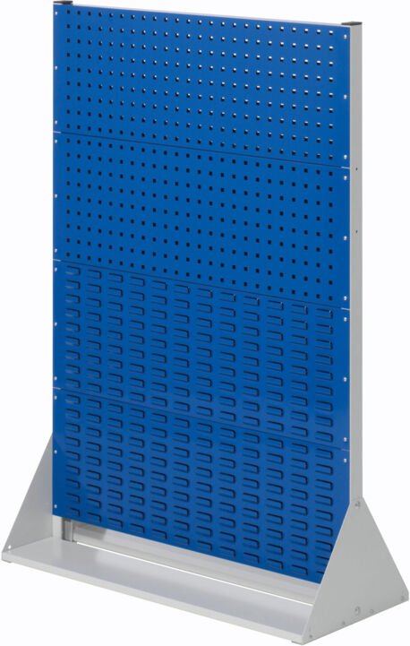 Kappes ®RasterPlan Stellwände einseitig Größe 4 - 2x Lochplatten 2x Schlitzplatten Enzianblau RAL 5010