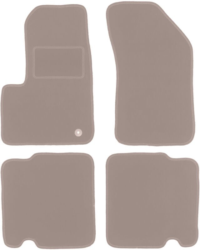 Beige Velours-Fußmatten für: Dodge Avenger Limousine (2007-2015)