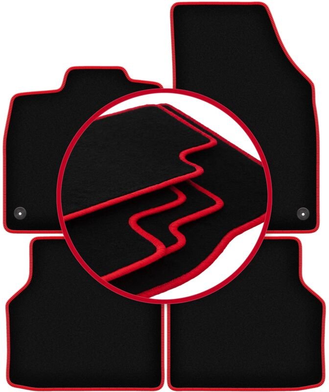 CARLUX-RED Automatten für: Audi Q4 e-TRON (2021-2022)