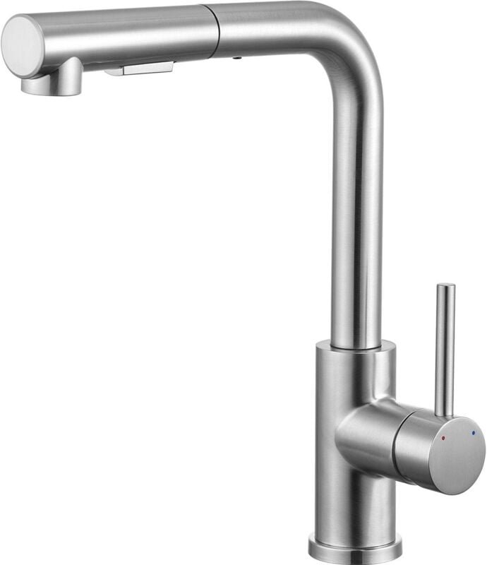Spültischarmatur 2 Strahlarten 360° Schwenkbar Mischbatterie