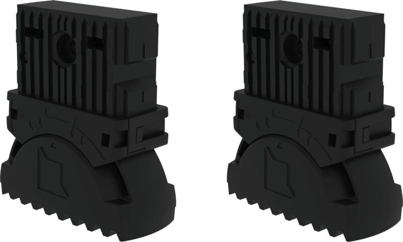 Munk - Günzburger Steigtechnik 2x nivello-Innenschuh elektrisch ableitfähig 58 x 25 mm - 019215