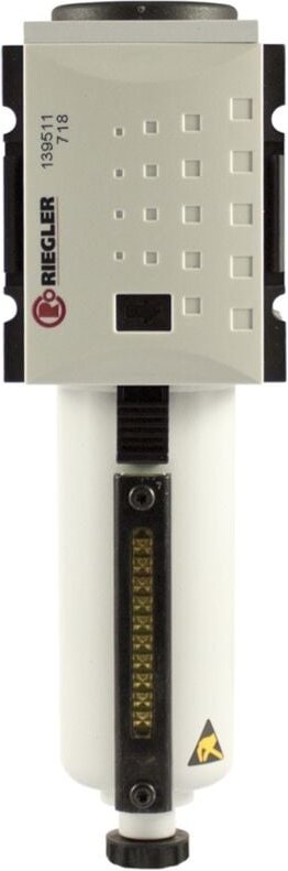 Mikrofilter »futura«, Metallbehälter, Sichtrohr, bg 4, g 1, ha - Riegler