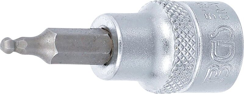 Bgs Technic - Bit-Einsatz Antrieb Innenvierkant 10 mm (3/8') Innensechskant mit Kugelkopf 3 mm