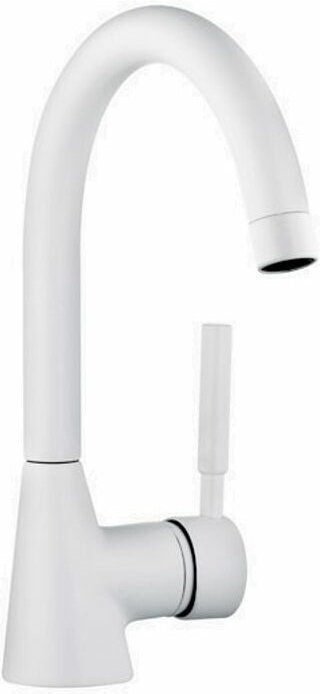 Heinrich Schulte - Küchenarmatur Heinrichschulte vivana weiss, schwenkbarer Auslauf, 62802