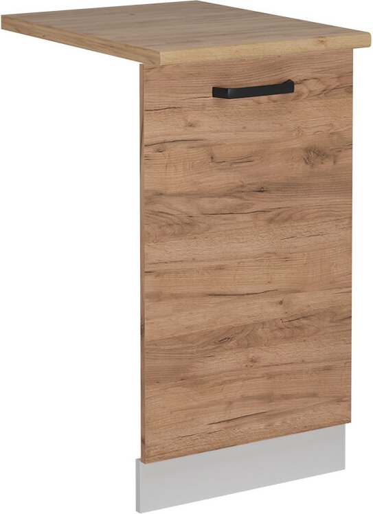 Vicco - Geschirrspülblende R-Line, Goldkraft Eiche, 45 cm , ap Eiche