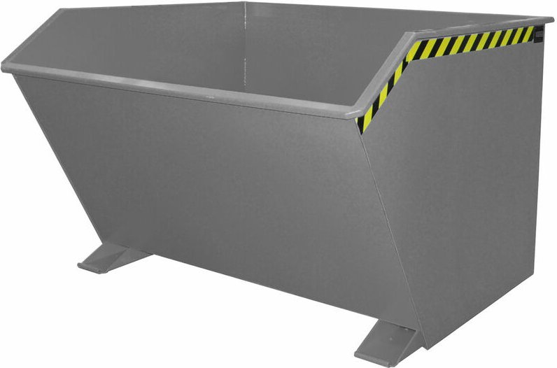Bauer Kippbehälter GU 2000, lackiert, Mausgrau