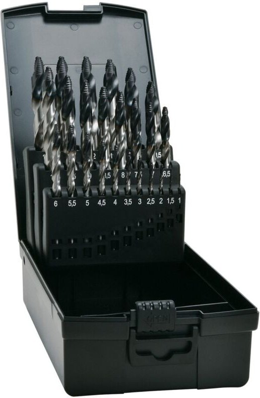 Ws24 - advancedline Spiralbohrer steptech Set 25tlg. tialn 100461