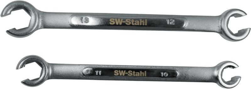 Sw Stahl - SW-Stahl 01450SB Bremsleitungsschlüssel-Set 2-teilig i Schraubenschlüssel i Schraubenschlüssel sechskant aus ...