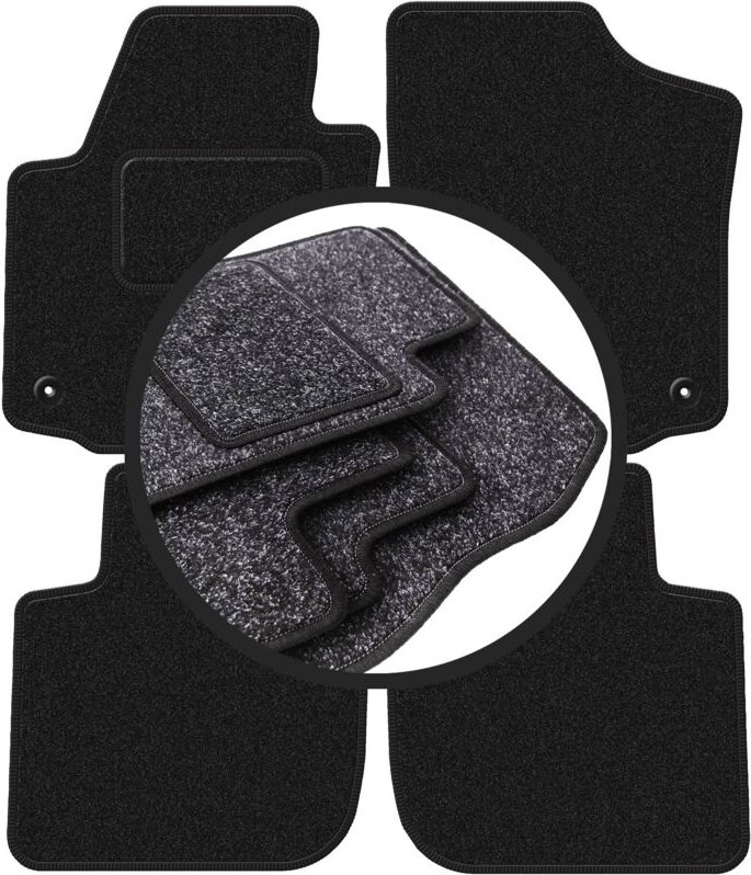 ANTHRA Autofußmatten für: Skoda Rapid Liftback, Limousine, Spaceback, Kombi (2013-2019)