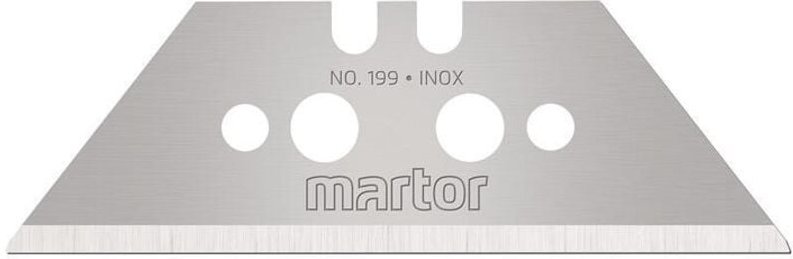 Trapezklinge Nr. 199 L60xB19xS0,63mm mit Lochung