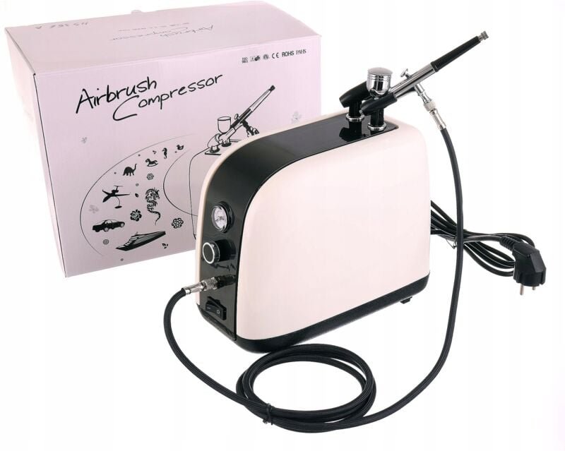 Modellierung Airbrush Kompressor Kolben Ruhige Tank Einstellung