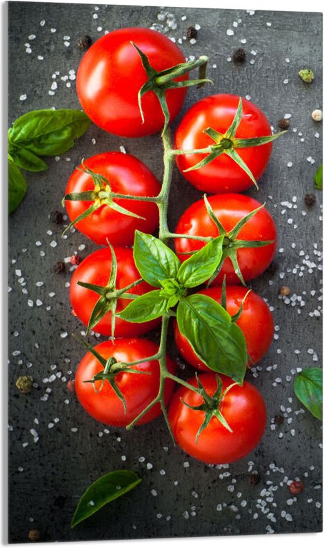 Glasschneidebrett 30x52 Tomaten