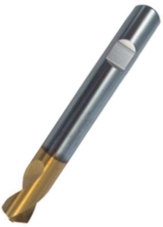 NC-Anbohrer HSS-Co 120 Grad TIN-beschichtet mit Weldonschaft 20,00 mm