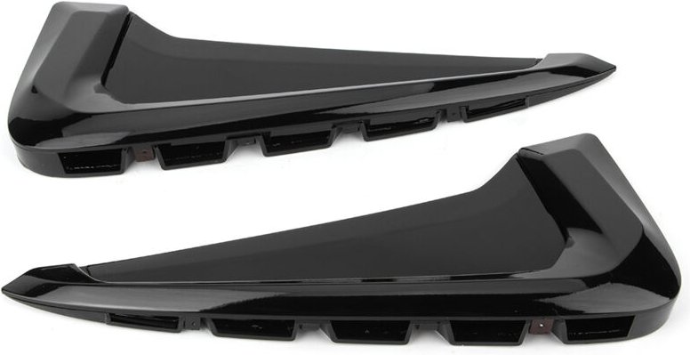 2 Stück schwarze seitliche Lüftungsschlitz-Abdeckung, Dekor, Autozubehör, passend für X5 F15 2014–2018 - Ej.life