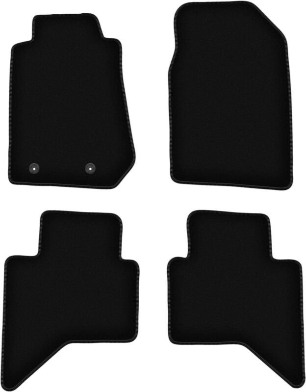 BASIC schwarze Veloursmatten für: Isuzu D-MAX II Pickup (2011-)