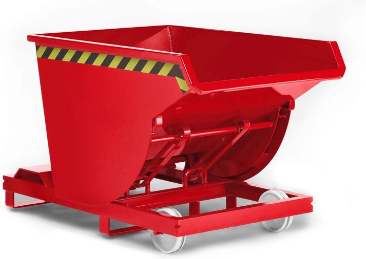 R+R Industrietechnik Selbstkipper Typ RSK-30 830x1350x810mm 300dm³ RAL 3000 Feuerrot