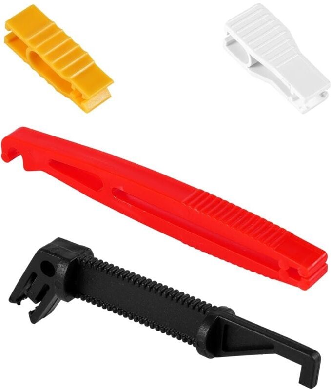 4-teiliges Sicherungszieher-Set, 4 Größen, Werkzeug zum Herausziehen von Kfz-Sicherungen, Kunststoff-Sicherungszieher fü...