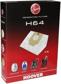 Set von 5 H64 Papiertüten für Flash Freespace Capture & Sprint Hoover 35600637