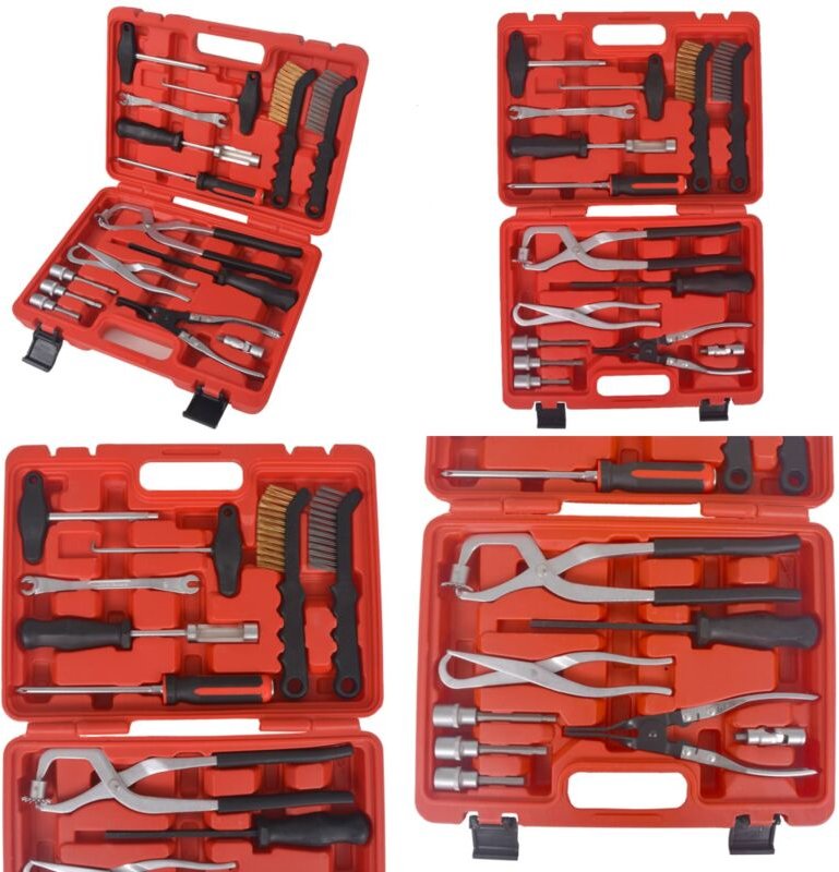 15-tlg. Bremsen-Werkzeug-Set - Bremsenreparatur - Autowerkstatt - Werkzeugkasten - Autoteile - Bremsenservice - Home & L...