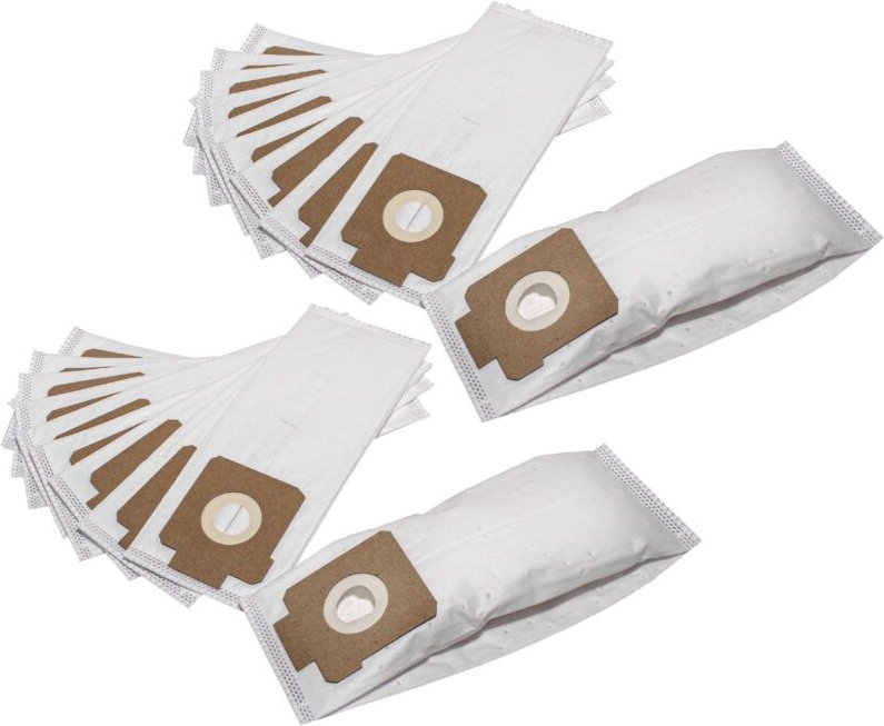 20x Staubbeutel Ersatz für Swirl e 60 für Staubsauger - 17 28cm x 21cm Weiß - Vhbw