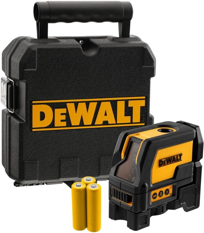 Werkzeuge - Kreuzlinienlaser mit Senklot, Reichweite 30 m, Akku DW0822 - Dewalt