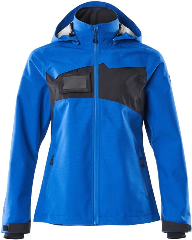 Hard Shell Jacke accelerate atmungsaktiv, wind- und wasserdicht Damen 18311 Gr. 4XL azurblau/schwarzblau - Mascot