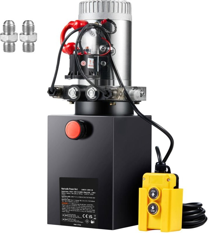 Mophorn - 8 Quart Hydraulikpumpe, doppeltwirkendes Aggregat, 0,91 gpm, 3200 psi max. Druck, dc 12 v Hydraulikpumpe für K...