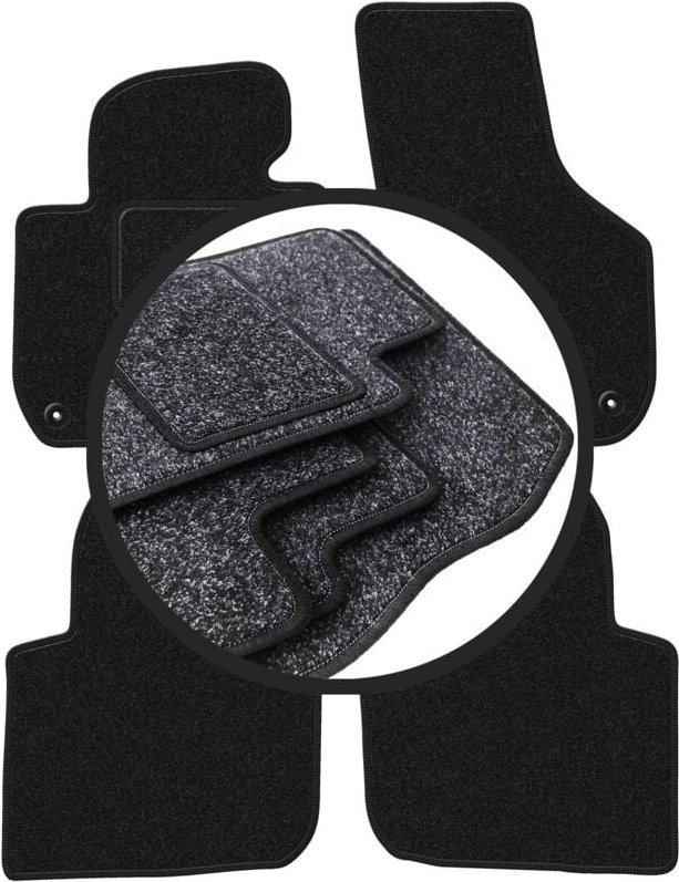 ANTHRA Autofußmatten für: Skoda Superb II Lang Limousine, Kombi (2008-2015)