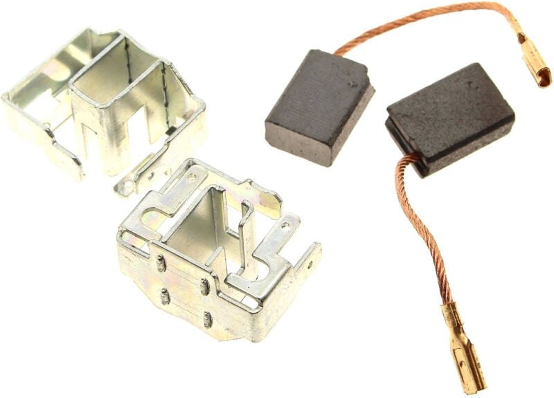 Parkside ® - Kohlebürsten + Halterung pro 2 11x16x6 mm für Schleifmaschine parkside