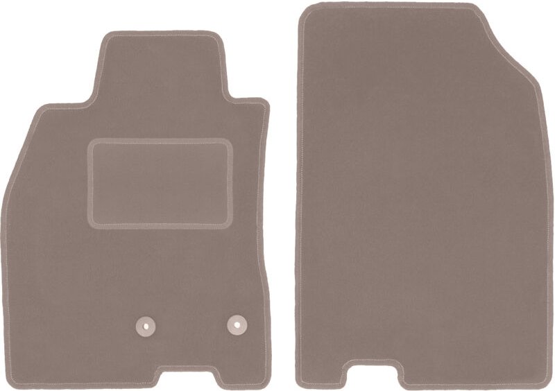 Beige Vordermatten für: Renault Megane III Fließheck, Coupé, Grand Tourer, Kombi (2008-2015)