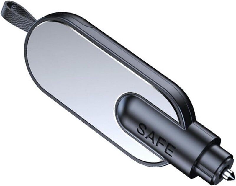 Auto-Sicherheitshammer – Fensterbrecher mit Sicherheitsgurtschneider – Kfz-Sicherheitshammer, Notausstiegswerkzeug für s...