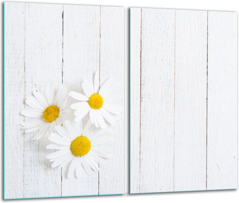 GlasscheideBrett 2x 30x52 Weiß