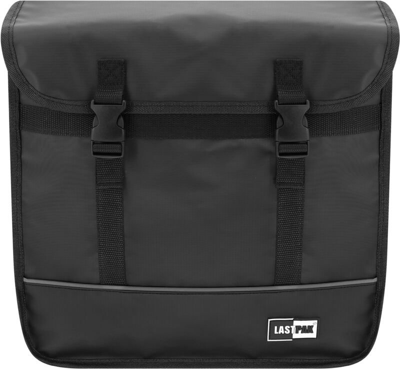 Bricoline - Lastpak Pannier Fahrradtasche Doppelpack, 35 Liter, Bisonyl Mattschwarz, Wasserdicht, Klickverschluss, Geeig...