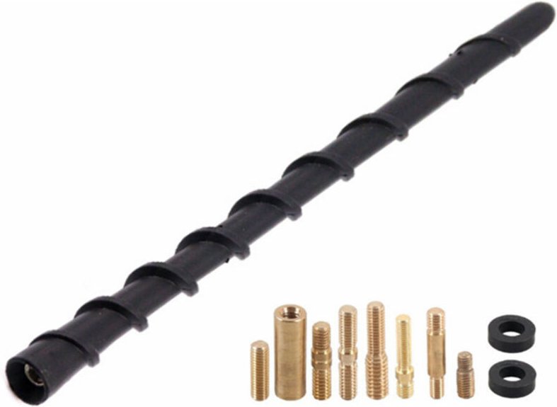 Universelle kurze Autoantenne fm dab Autoantenne 176 cm Autoradioantenne Dachantenne für optimalen AM/FM-Empfang mit sup...