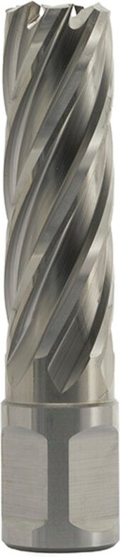 Thumbnail - Euroboor HCL.130 HSS Kernbohrer - Bohrtiefe: 55 mm - Außendurchmesser: 13 mm - Anschluss: Weldon - Größe: 19.05 mm - Pil...