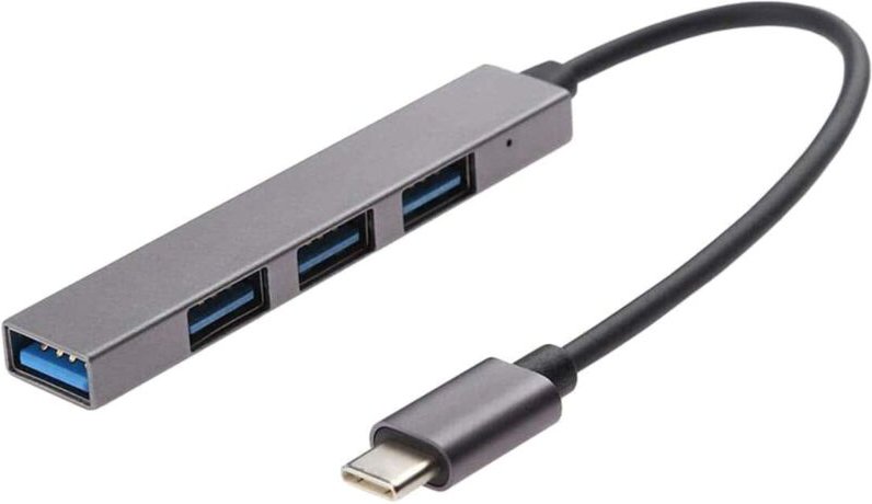 Usb type c zu usb type a hub mit 4x ports