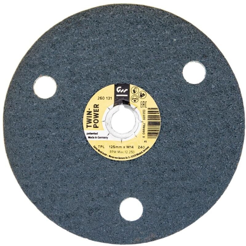 Wenko Wendt Schleifscheibe Twinpower 125 x 3,5mm Zirkonkorund K60