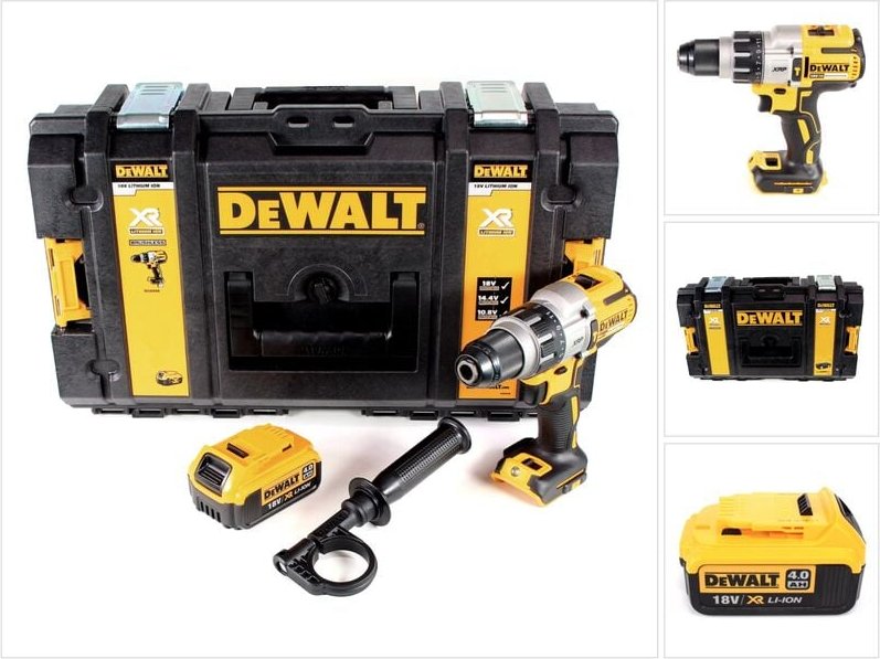 Dcd 996 Akku Schlagbohrschrauber 18V 95Nm Brushless + 1x Akku 4,0Ah + Toughbox - ohne Ladegerät - Dewalt