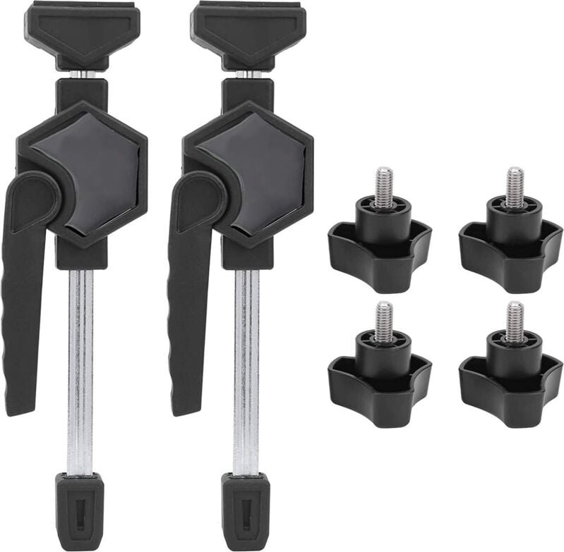 2 Stück Schnellspannklemmen, verstellbare Spannelemente, Holzbearbeitungsrahmen, Schnellbefestigung für Holzbearbeitungs...