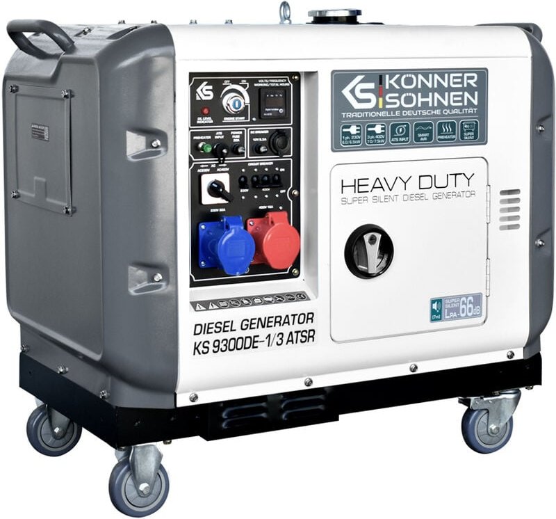 Könner&söhnen - Könner&Söhnen Diesel-Generator ks 9300DE-1/3 atsr eurov Stromerzeuger Generator